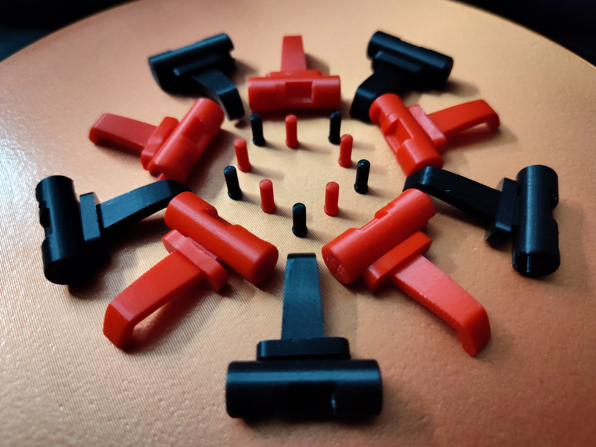 PLA Pro SS Cams, Levers, Centering Blocks and Detents