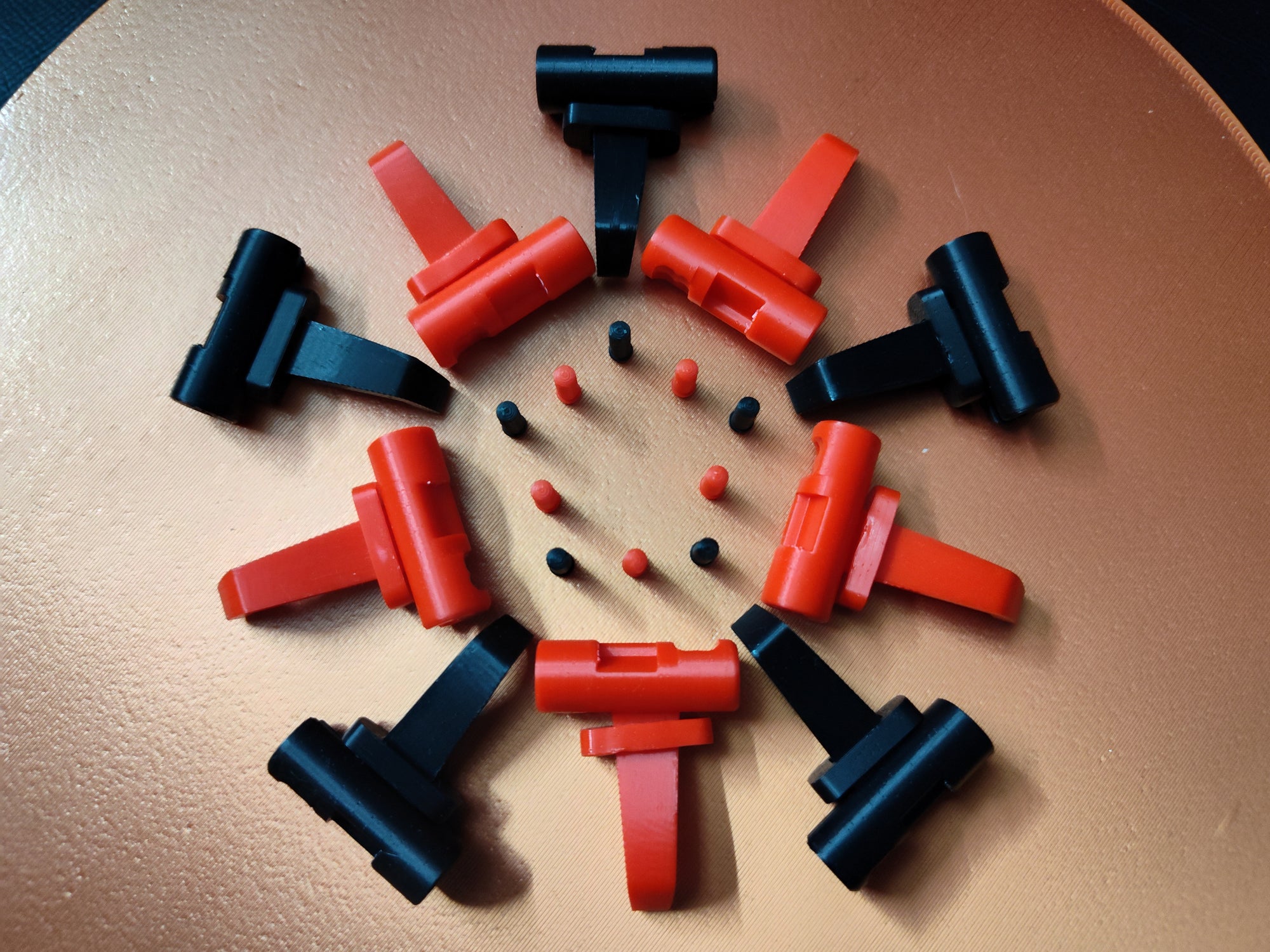 PLA Pro SS Cams, Levers, Centering Blocks and Detents