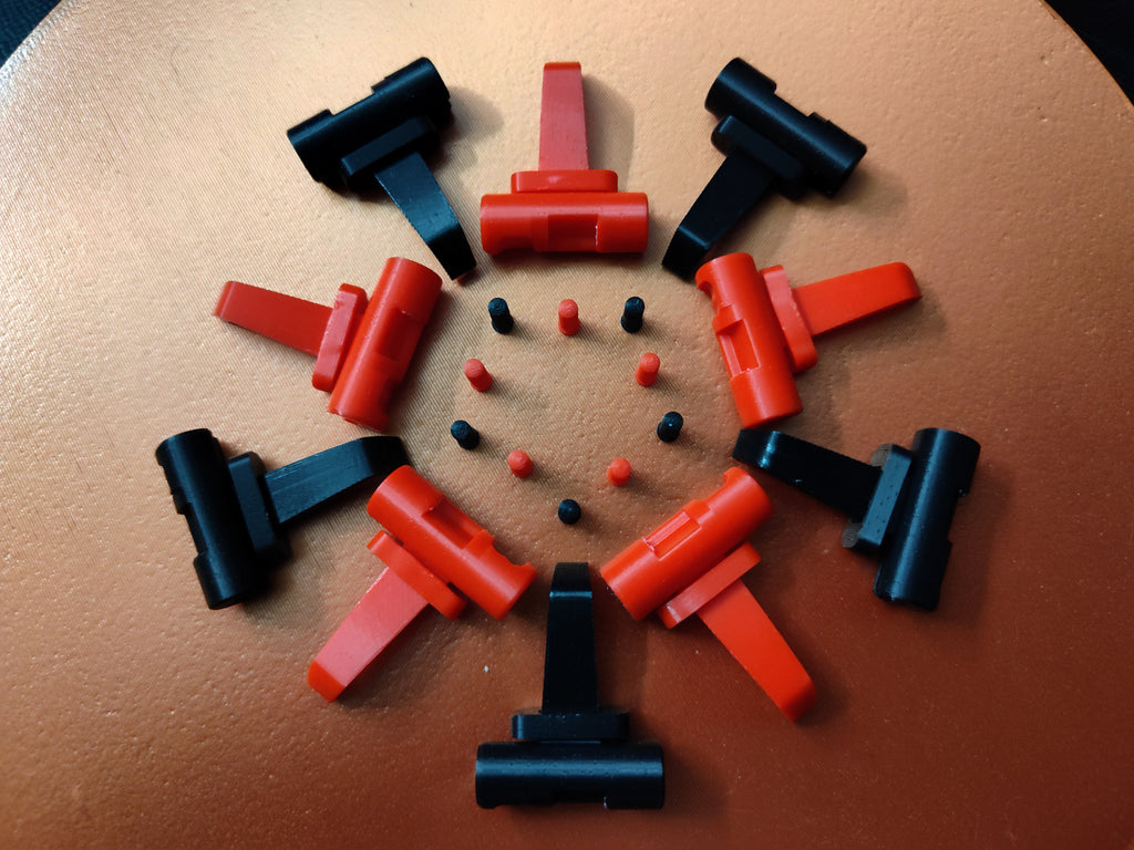 PLA Pro SS Cams, Levers, Centering Blocks and Detents
