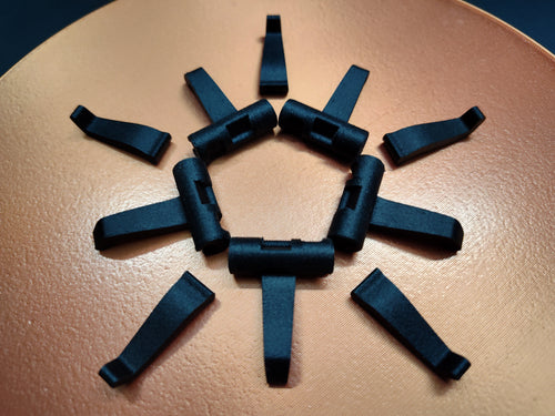 (CF-Nylon) 5 Pack - 2 Position SS